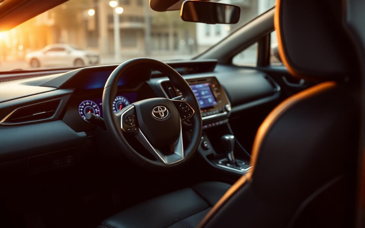 Toyota Prius dashboard and cockpit interior